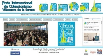 La Feria Internacional del Coleccionismo de Villanueva de la Serena estrena página web