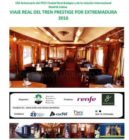 El sábado 3, pasará por Villanueva el tren Prestige, construido a principios del siglo XX