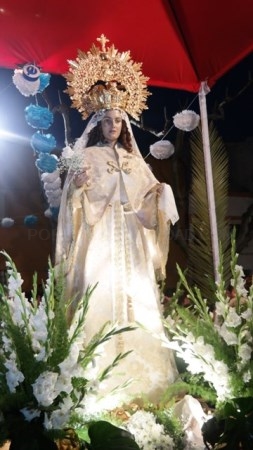 Un año más, los villanovenses arropan a la Virgen de la Aurora en su venida a Villanueva