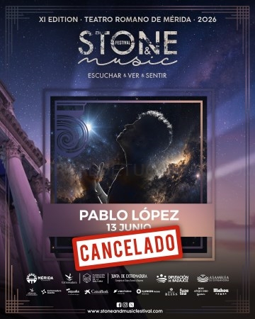 Cancelado el concierto de Pablo López en el STONE & MUSIC Festival