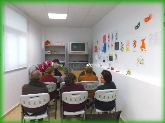 Sala de audiovisuales para enfermos de Alzheimer y otras demencias,  asociación de alzheimer
