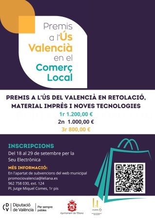 L’Eliana vuelve a implusar el uso del valenciano en los comercios locales