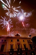 castillo de fuegos artificiales