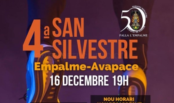 La IV San Silvestre Empalme- Avapace llega el 16 de diciembre con cambio de recorrido en Burjassot