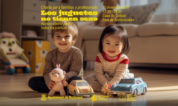 La campaña ‘Los juguetes no tienen sexo’ vuelve a Burjassot, con charlas y teatro, orientados a familias y centros educativos