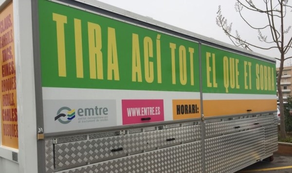 La ciudadanía de Burjassot podrá reciclar de manera fácil y sencilla gracias a la visita de los Ecoparques móviles de la Emtre
