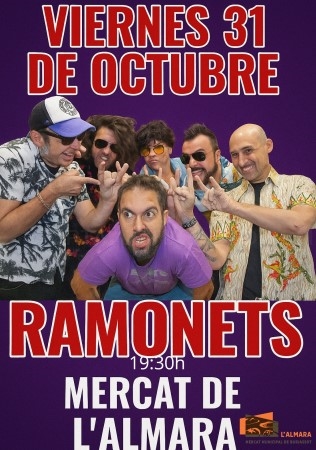 Nueva Nit al Mercat y la actuación de Ramonets para celebrar Halloween en Burjassot