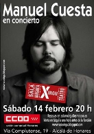 Manuel cuesta en concierto