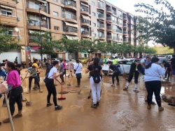 Luján agradece la ayuda de los voluntarios durante la Dana