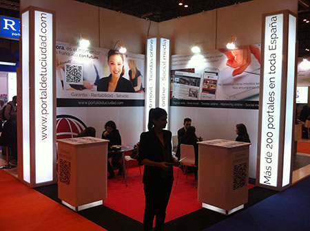 PORTALDETUCIUDAD.com gran éxito en Expofranquicia 2014