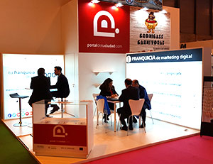 Portaldetuciudad.com se consolida en Expofranquicia 2018 como la enseña más importante de su sector.