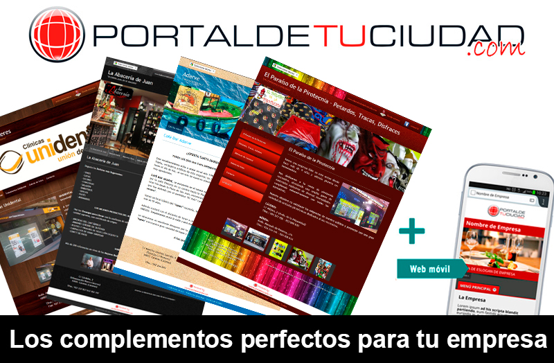 Portaldetuciudad.com, implanta nuevos servicios para sus clientes